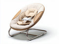 Baby bouncer chair with soft fabric cushioning and sturdy metal frame 70 x 60 x 45cm